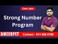 Strong Number Program By Srinivas Ameerpet Technologies