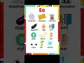 words starting with letter E