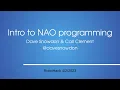 Intro to NAO Programing Part 1 - Choreographe python