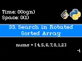 Search in Rotated Sorted Array - Leetcode 33
