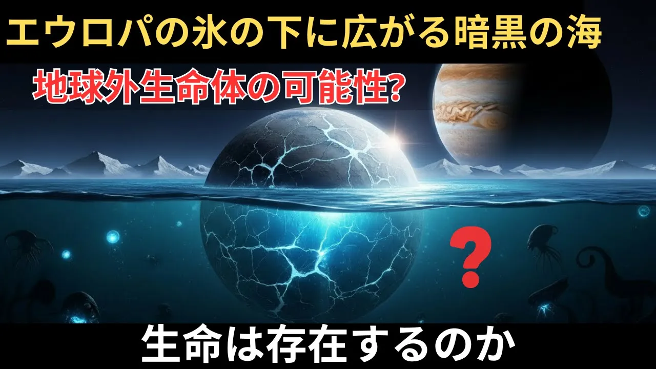 エウロパの暗黒の謎 — 巨大な地下海洋と地球外生命体が存在する可能性