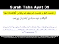 Download Lagu Surah Taha Ayat 39 | Ta Ha Ayat 39 | Surah Taha Ayat Number 39 | Surah Taha Verse 39 | Aniqzifeehi
