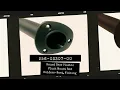256-03307-00 Round Base Plastic Flush Mount Rod Holders-Boat Fishing
