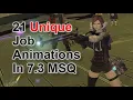 All Unique Job Animations During 7 3 MSQ FFXIV Dawntrail