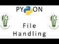 14 Python Tutorial for Beginners File Handling in Python