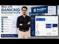 Banking system in real life management system in HTML CSS Javascript
