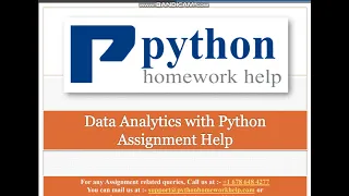 Python Assignment Help