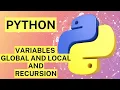 Python Variables and Recursion