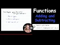 How to Add Polynomial Functions
