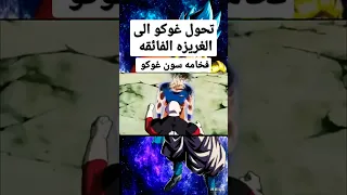 غوكو ضد جيرين تحول غوكو الى الغريزه الفائقه الى مره 3 فخامه سون غوكو 