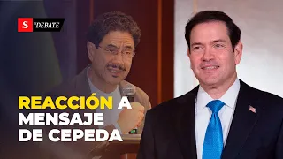 RESPONDEN a Iván Cepeda por rechazar visita de Marco Rubio a Colombia | El Debate