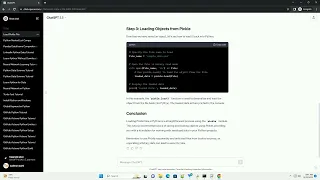 loading pickle file in python