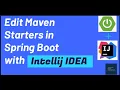 Maven Dependencies in Spring Boot JPA H2 DB Data Init with IntelliJ Ultimate Edition
