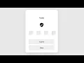 Create a Stylish OTP Verification Card with HTML CSS
