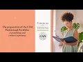The preparation of the CDA Professional Portfolio A gratifying and creative experience