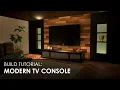 FFXIV HOUSING Build Tutorial Modern TV Console