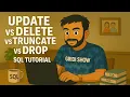 SQL Tutorial 2025 UPDATE DELETE TRUNCATE DROP Explained with Real Examples