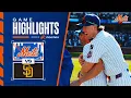 Padres vs Mets Game Highlights 25 MLB Highlights