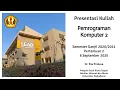 Pertemuan 2 - Pemrograman Komputer 2
