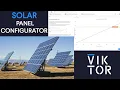 Solar Panel Configurator App with VIKTOR