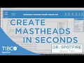 Javascript Masthead for Spotfire