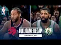 Full Game Recap Raptors vs Celtics Kyrie Irving Drops Career-High 18 Assists