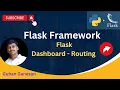 Flask Tutorial - Dashboard with Routing Flask Project Rest API Flask Framework Python Tamil