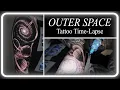 OUTER SPACE Tattoo Time-Lapse GALAXY TATTOO