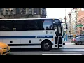 Two prevost buses on the SIM3C and SIM33C