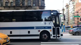 Two prevost buses on the SIM3C and SIM33C