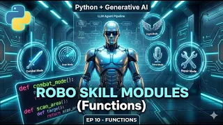 EP 10 Python FUNCTIONS for AI Agents RAG Chitti s Skill Modules