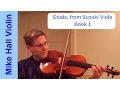 Etude - from Suzuki Viola Book 1