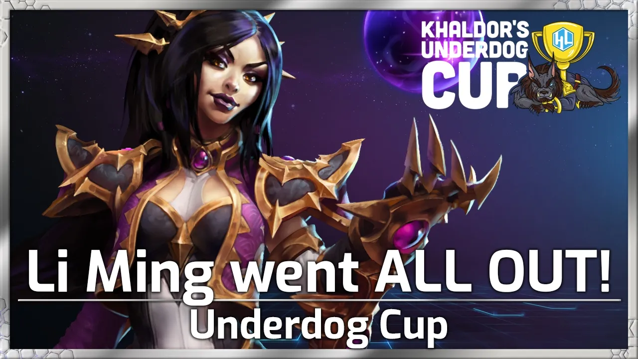 Li Ming went ALL OUT in this one! - Underdog Cup - Heroes of the Storm