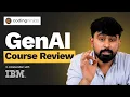 Coding Ninjas GenAI Course Review IBM Advanced Certification Curriculum Fees Placements