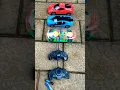 Lagu 1 Red Remote Control Car 1 blue remote control car 1 Transparent R/C car unboxing / testing #shorts