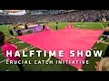 We Three and Craig Campbell Perform During ‘Crucial Catch’ Halftime Show