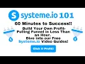 Free Systeme IO fast track to success how to build your first funnel using Systeme io