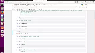Implement Queue in Python Using List