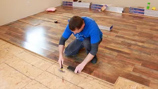How to install Lowe s Quickstep Studio Restoration Oak Laminate Flooring Awesome Looking and cheap