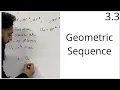 Edexcel A Level Maths 3 3 Geometric Sequence
