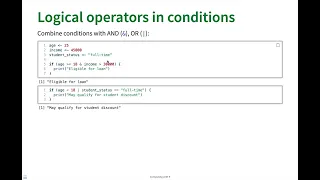 Conditional Execution Making Decisions