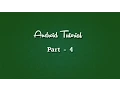 Android Tutorial Lesson 4 Layouts and Attributes