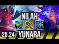 NILAH \u0026 Mel vs YUNARA \u0026 Elise (ADC) | KR Master | 25.24
