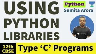 EXAM MCQs USING PYTHON LIBRARIES PYTHON CLASS 12TH