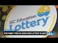 How money from North Carolina education lottery is used