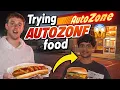 TRYING AUTOZONE FOOD for the FIRST TIME