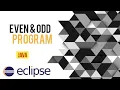 Even Odd Numbers using Java Eclipse Java