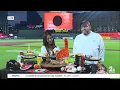 Trying out the new food at Oriole Park
