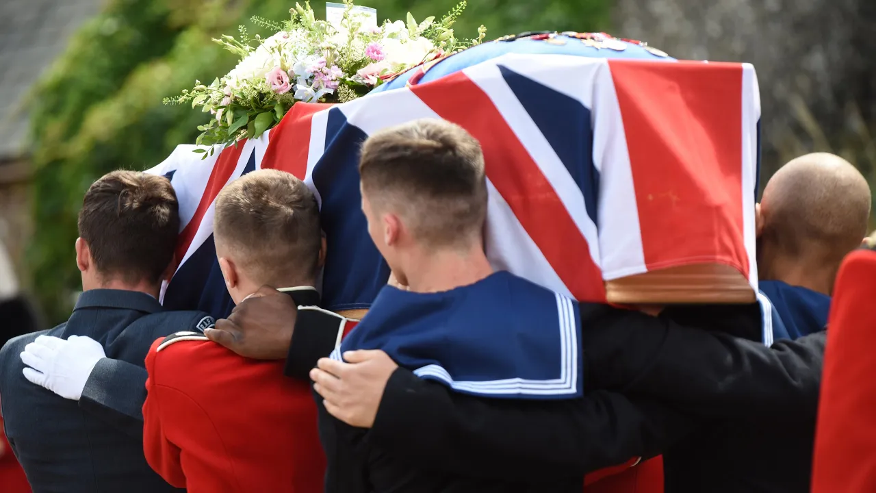 'A national treasure': Mourners pay tribute to Dame Vera Lynn