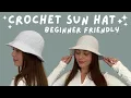 Quick Easy Crochet Bucket Hat Tutorial